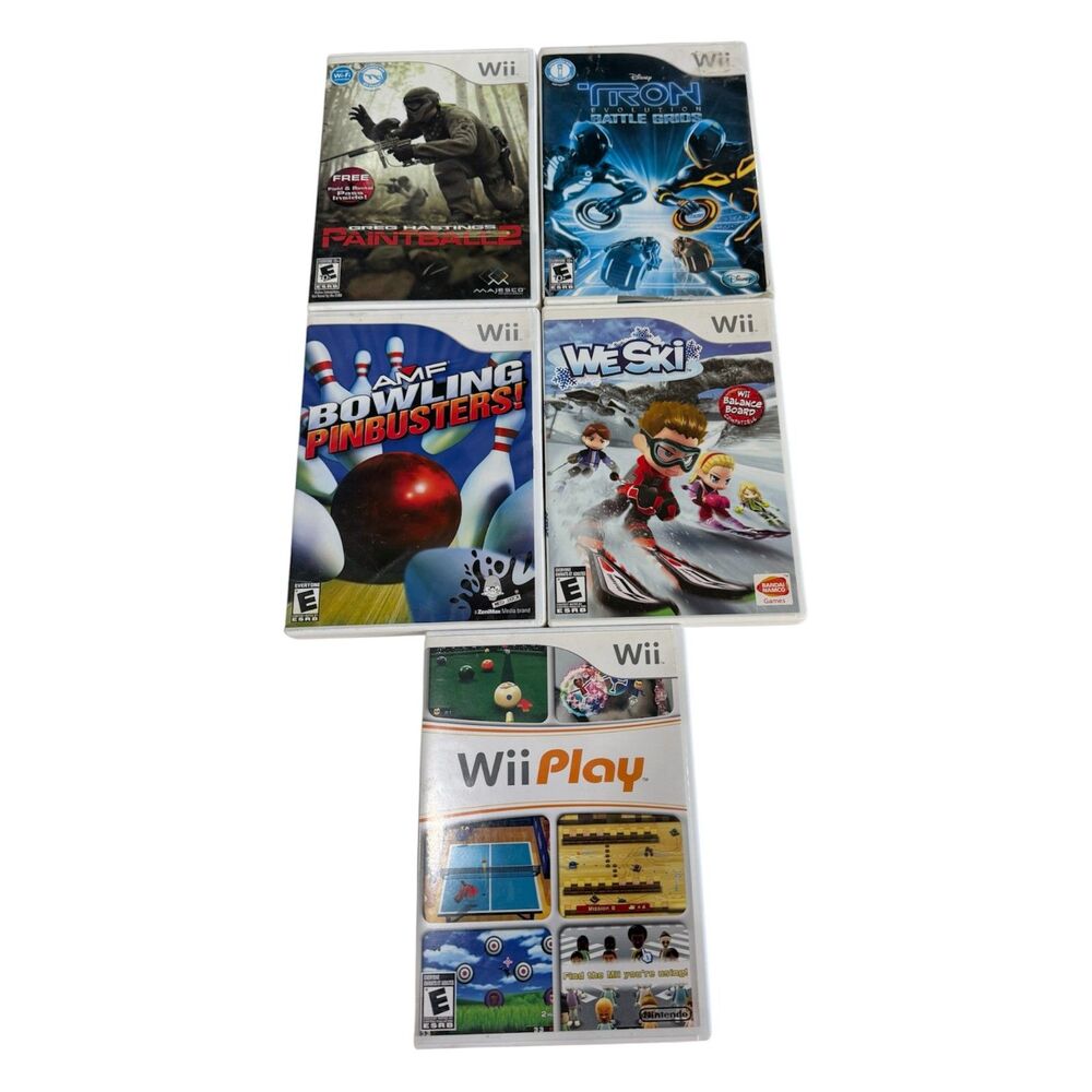 Wii Nintendo Bundle of 5 Games